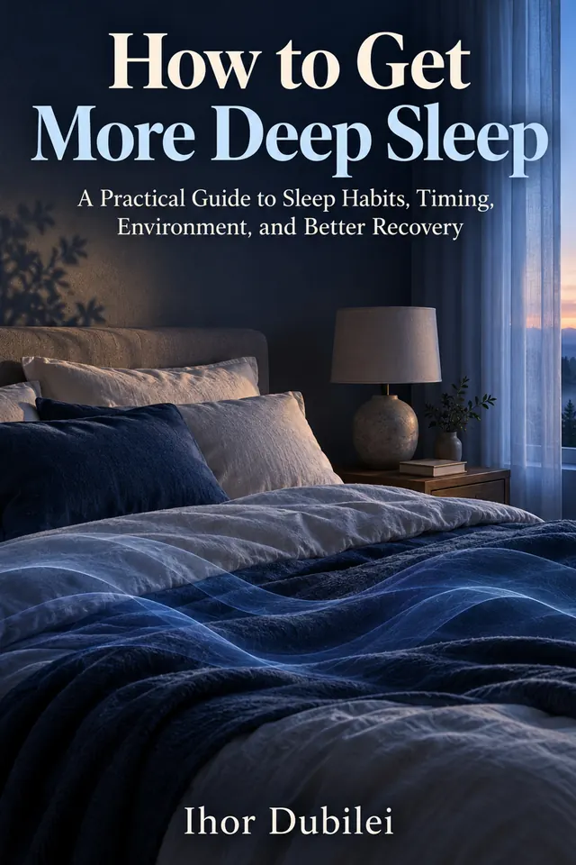 How to Get More Deep Sleep book cover by Ihor Dubilei